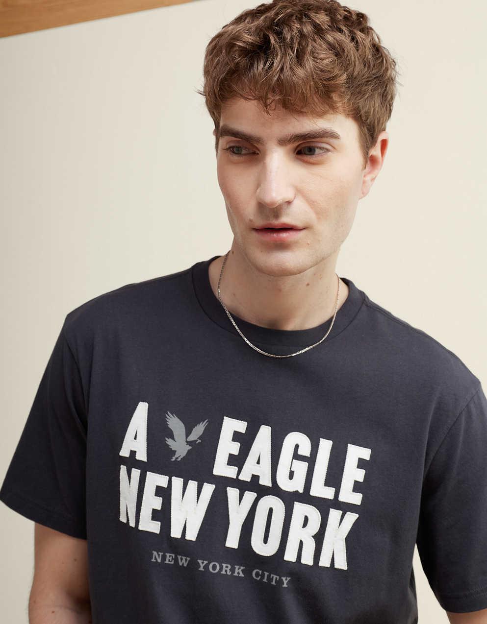 AE Standard Fit Applique Graphic T-Shirt