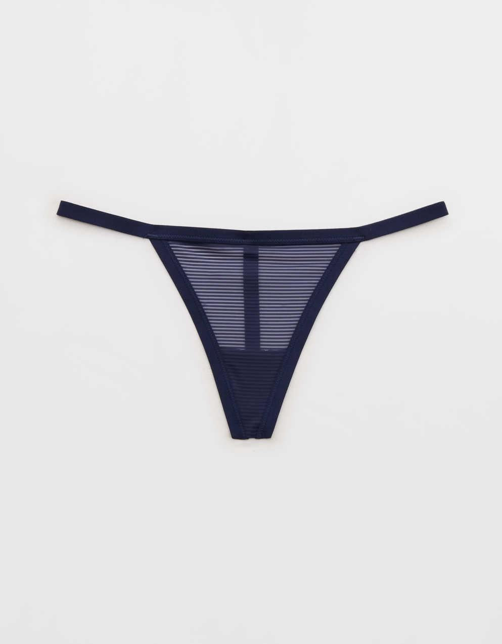 스무헤즈 쉬어 스트라이프 통 언더웨어