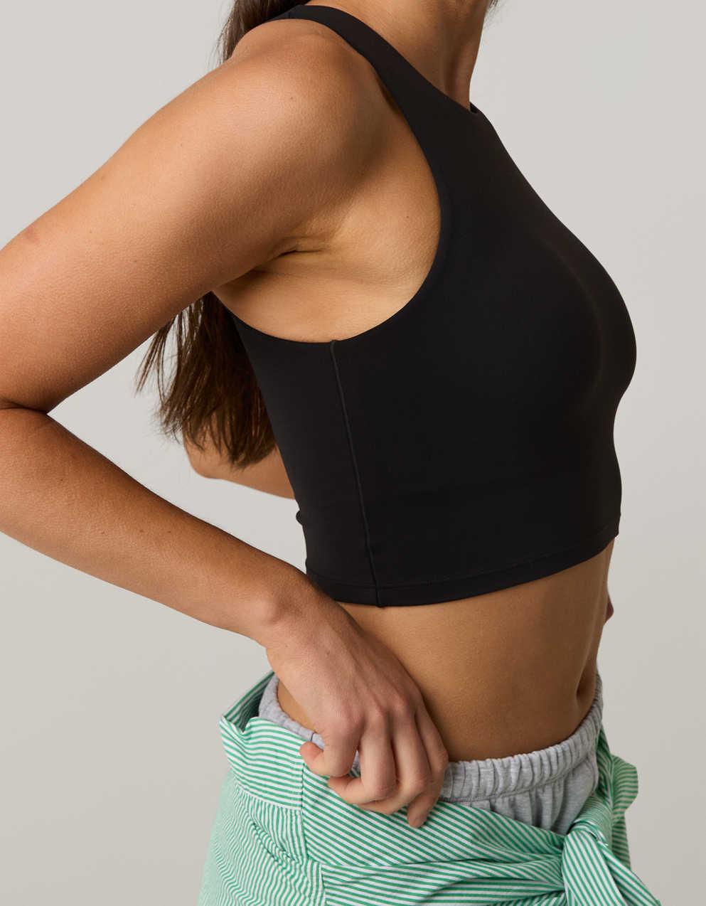 Offline 바이 Aerie Real Me 엑스트라 하이넥 롱라인 스포츠 브라