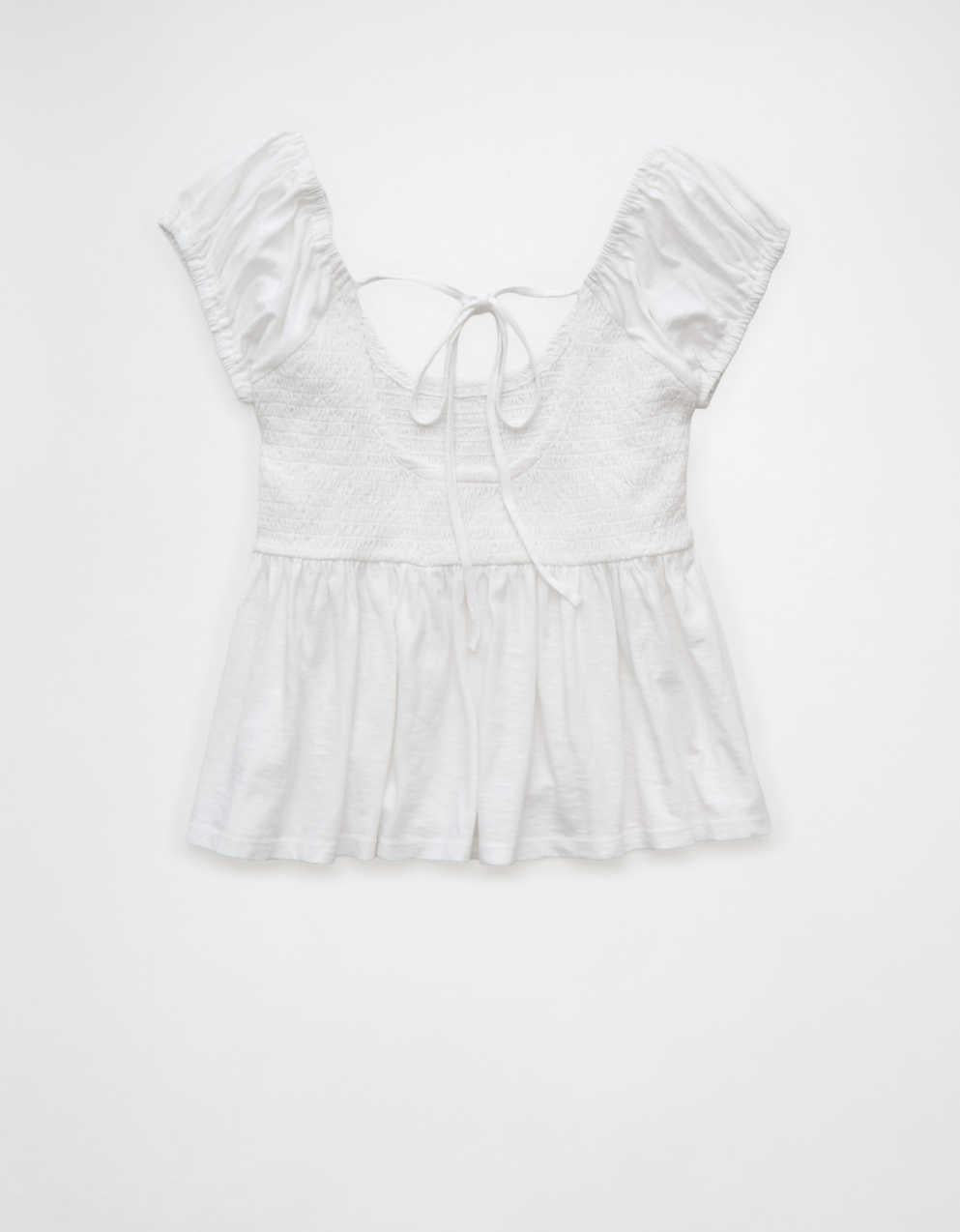AE Sunchaser Babydoll Ruffle Tee