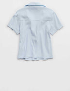 Aerie 크롭 폴로 티셔츠