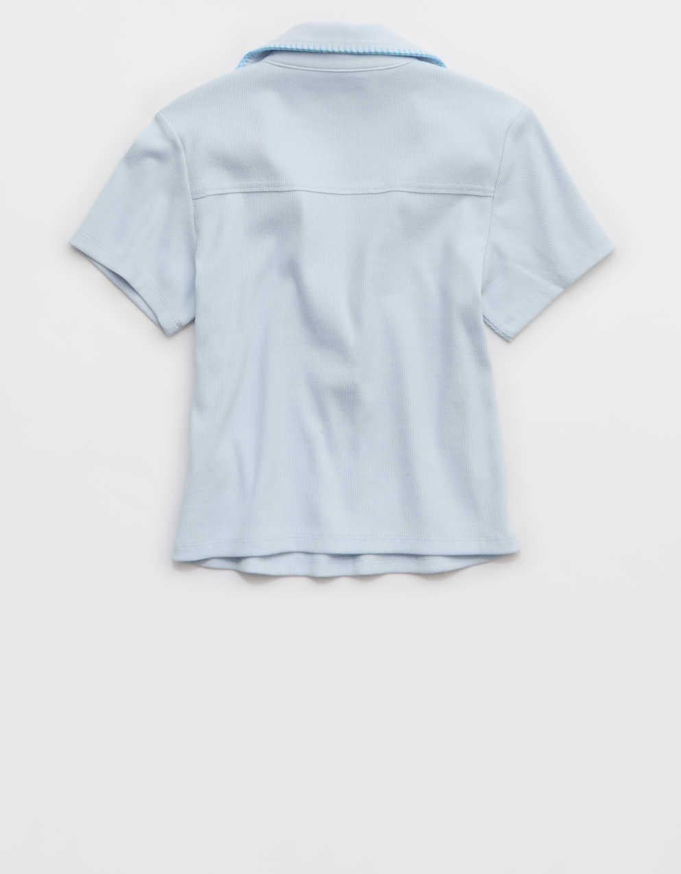 Aerie 크롭 폴로 티셔츠