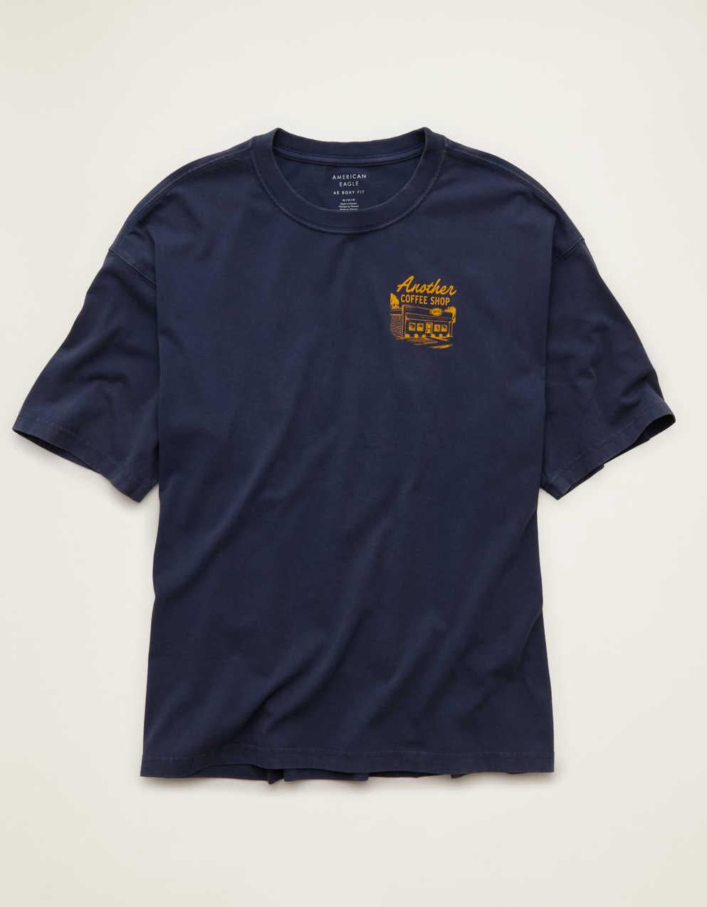 AE Boxy Fit Destination Graphic T-Shirt