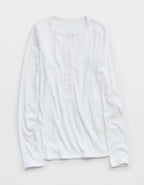 Aerie 에센셜 크루 레이어링 티셔츠
