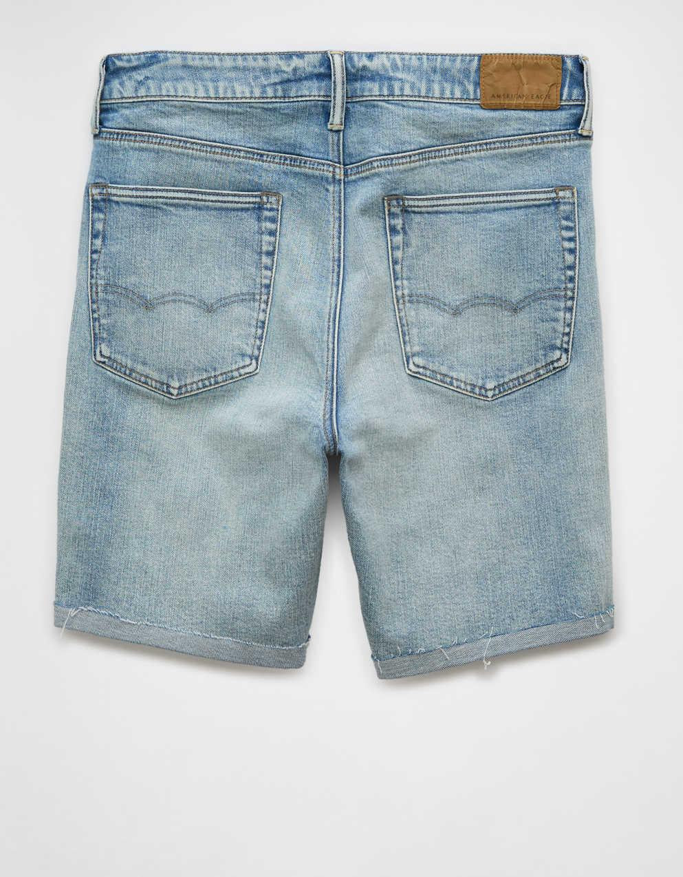 AE 9" AirFlex+ Distressed Denim Short