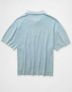 AE Garment-Washed Sweater Polo
