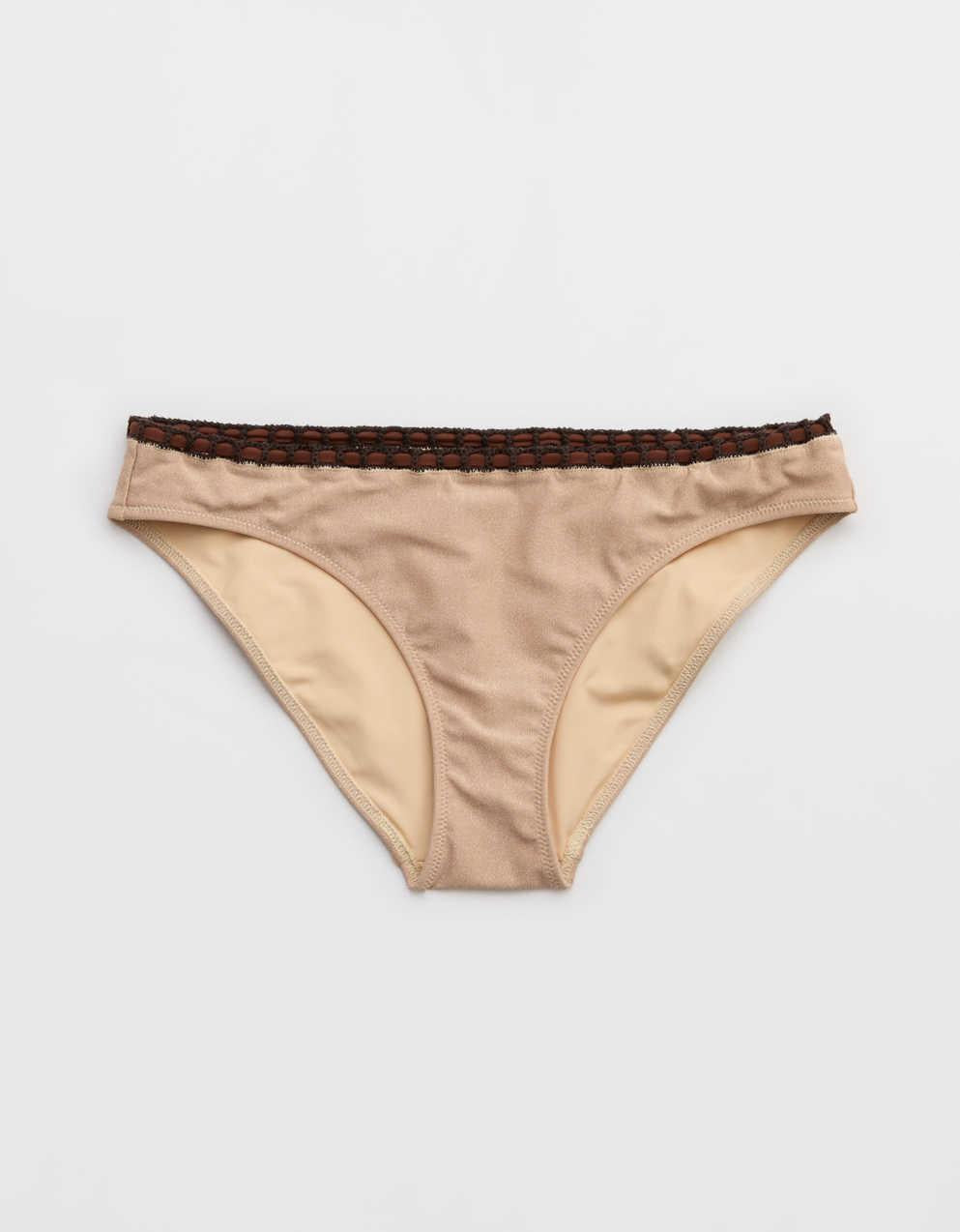 Aerie 크로셰 풀 커버리지 클래식 비키니 하의