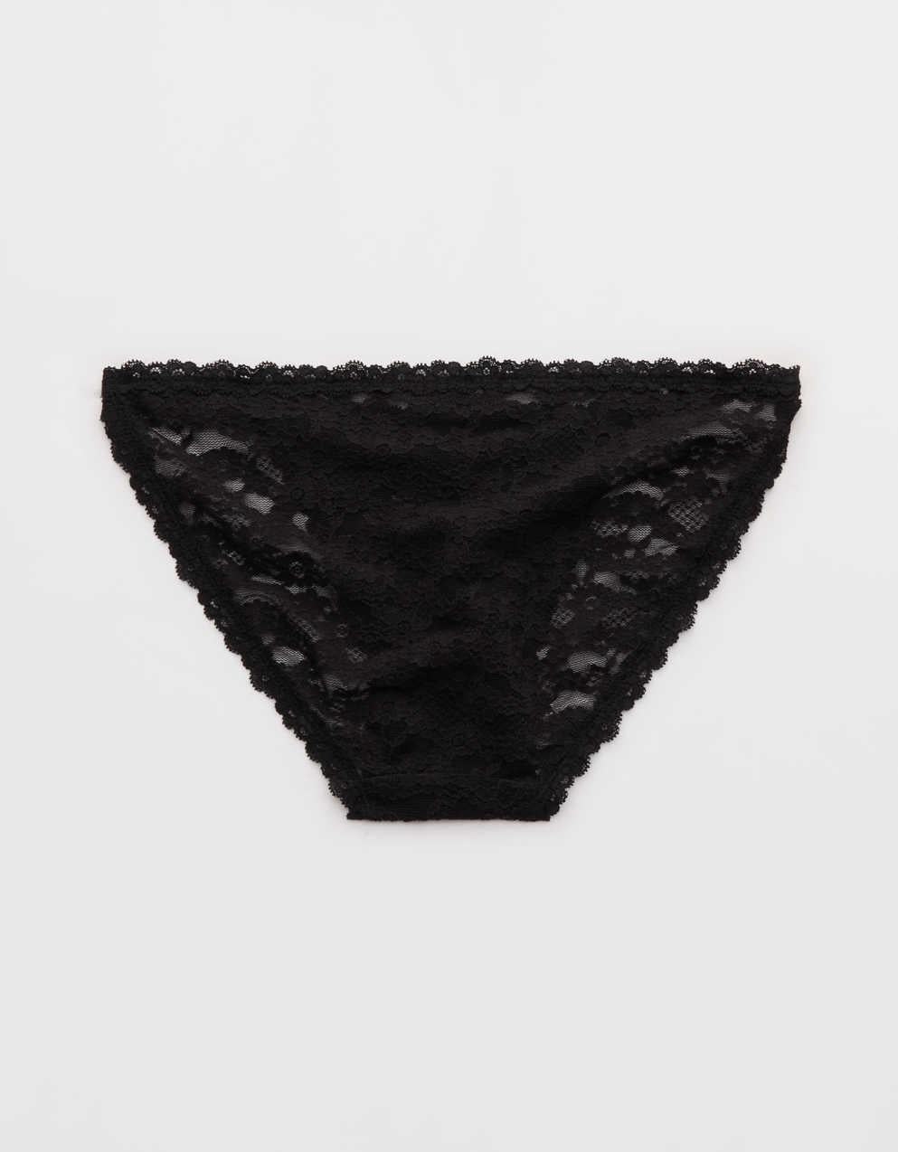 빈티지 레이스 스트링 비키니 언더웨어 뽐내기