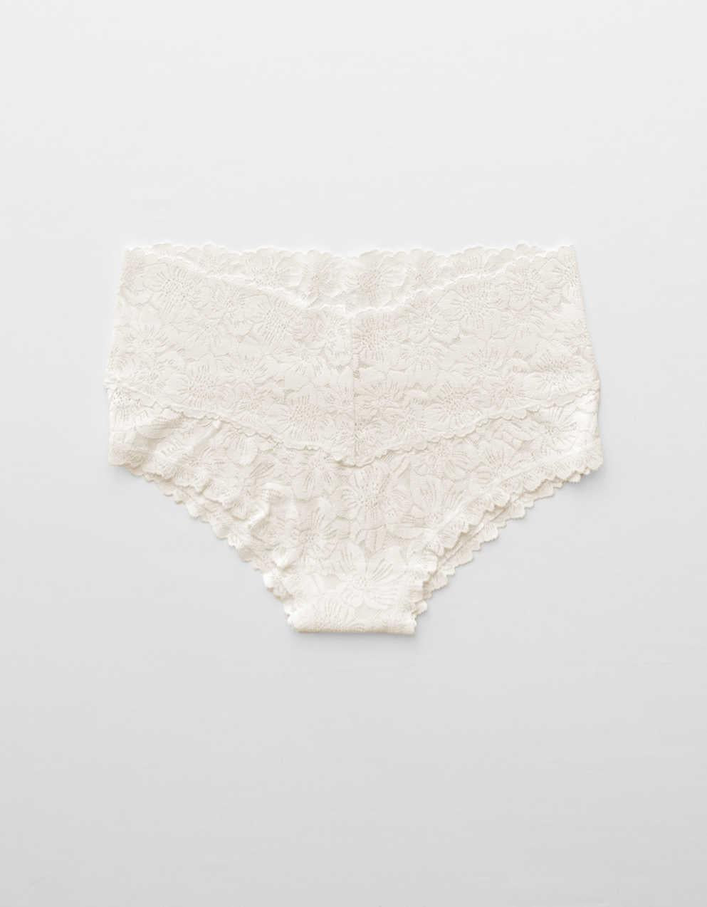장미빛 레이스 치키 언더웨어 뽐내기