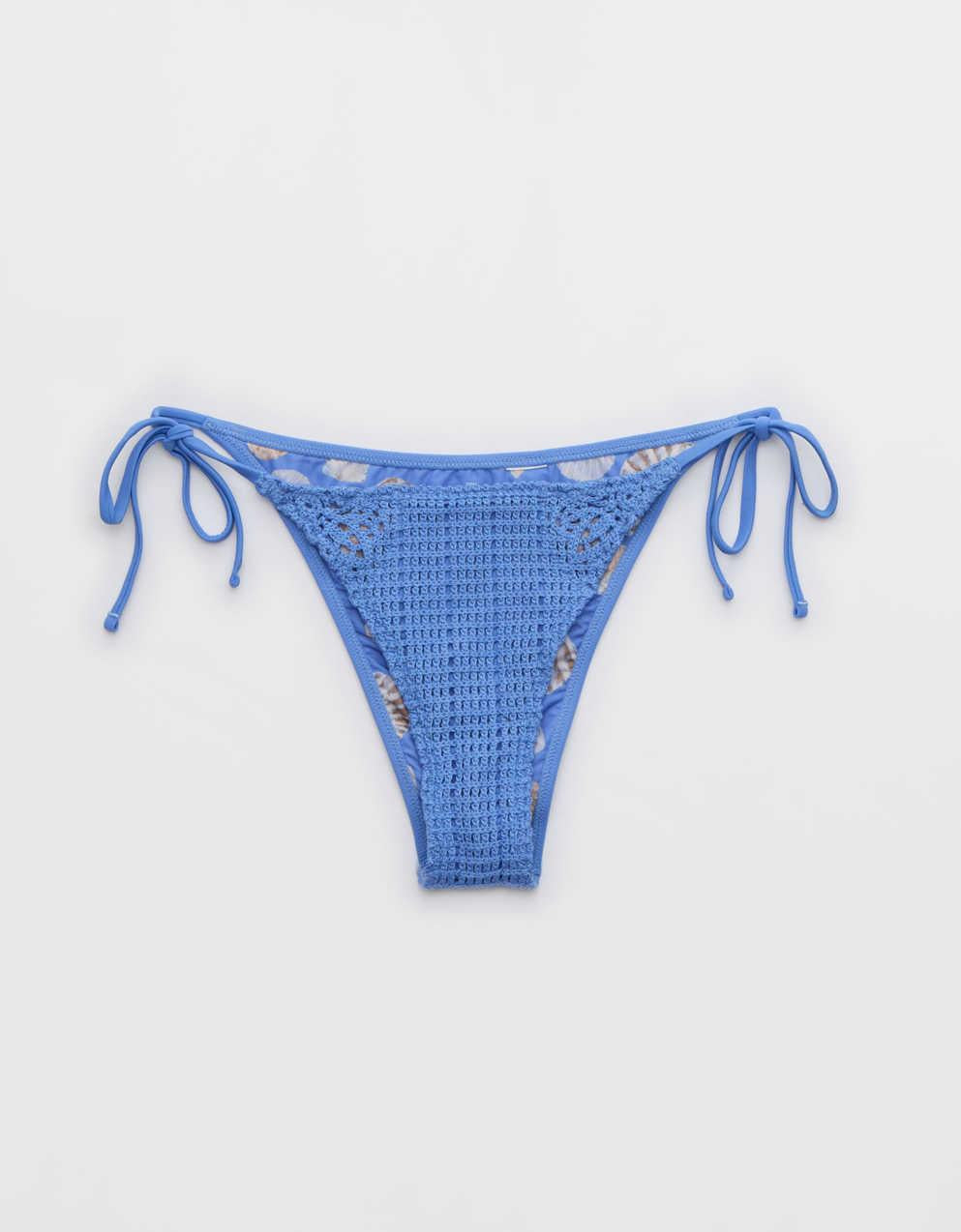 Aerie 더 선분 크로셰 비키니 하의