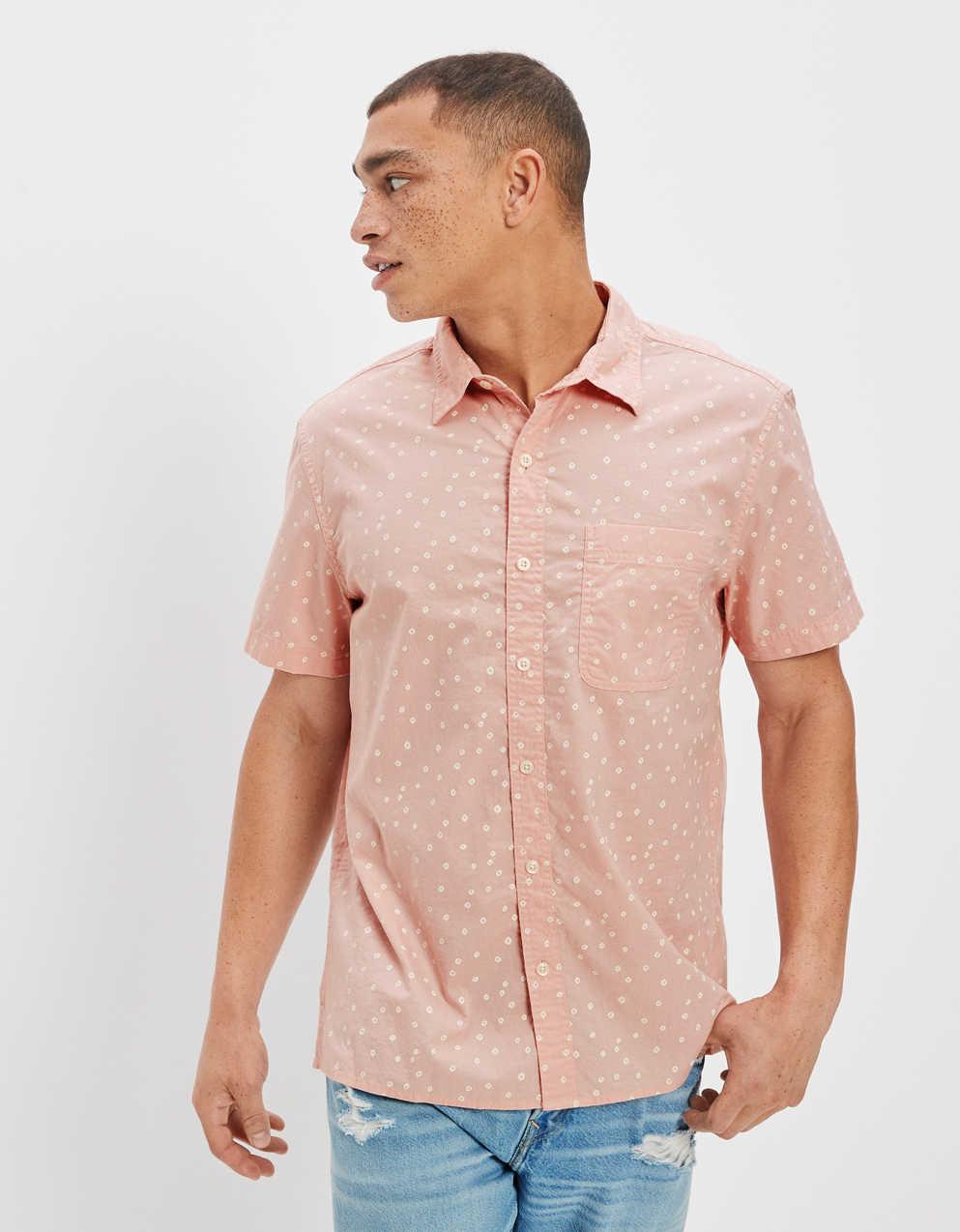 AE Micro Dot Button-Up Resort Shirt