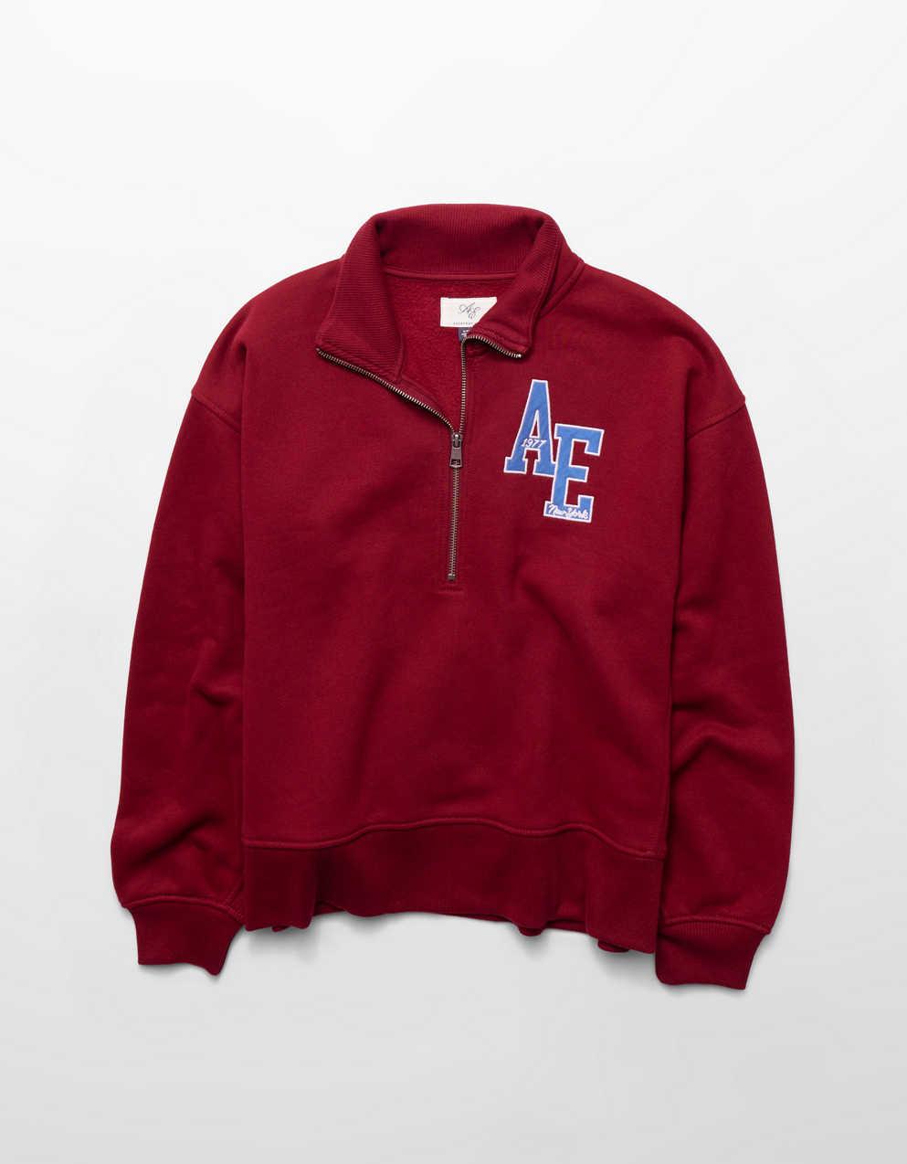 AE Everyday Luxe Half-Zip Sweatshirt