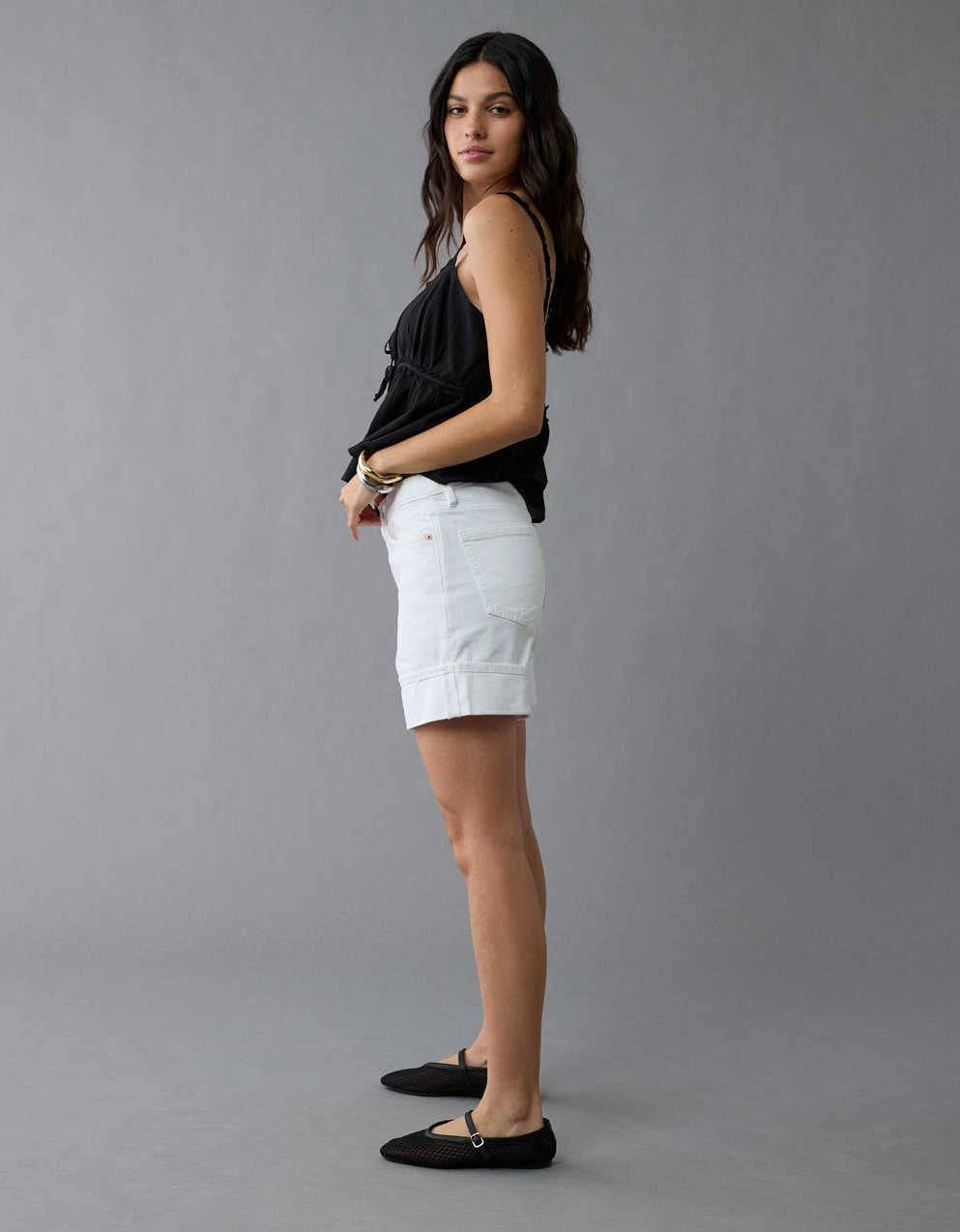 AE 6" Strigid Super High-Waisted Relaxed Denim Short