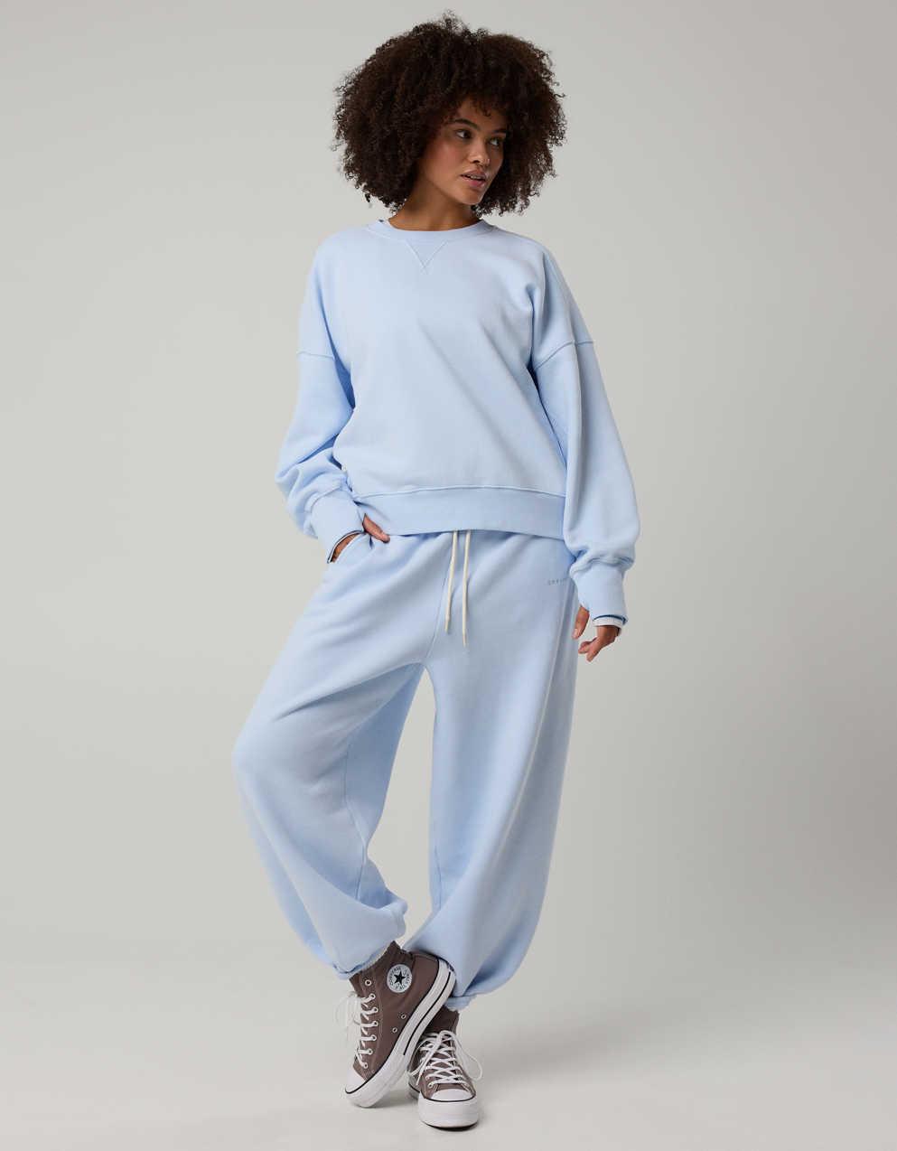 OFFLINE By Aerie Cloud Fleece Classic Crewneck Sweatshirt