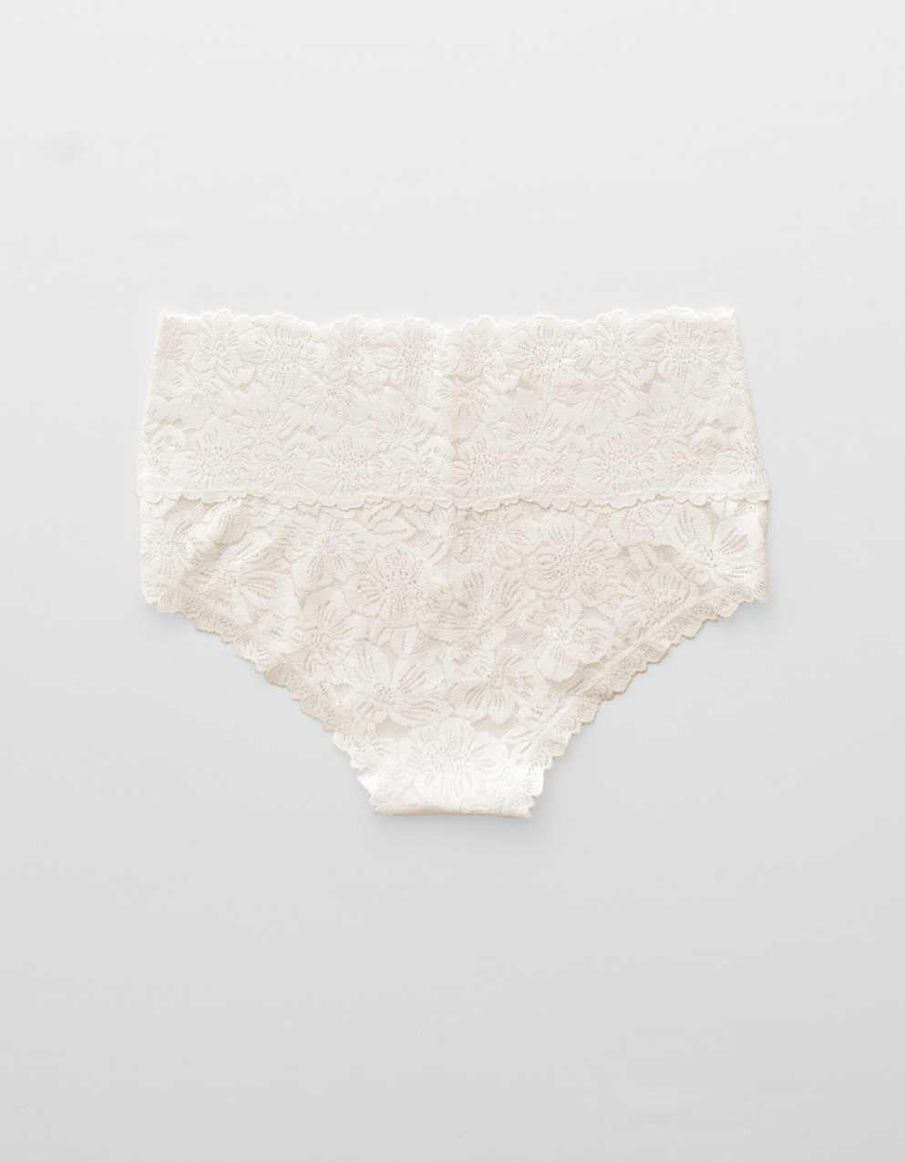 장미빛 레이스 치키 언더웨어 뽐내기