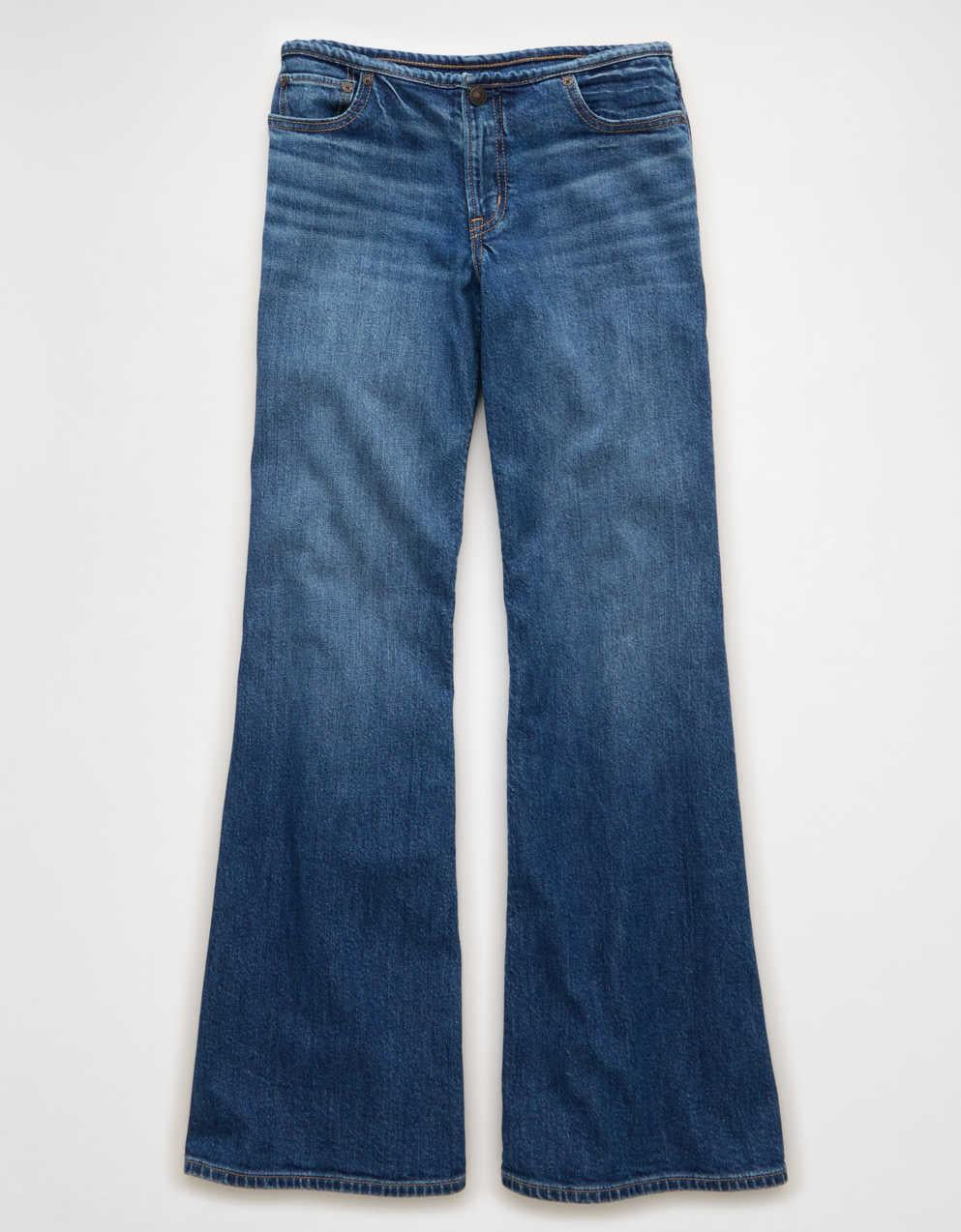 AE Super Low-Rise Baggy Flare Jean