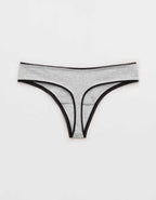 Superchill Cotton Picot Thong Underwear
