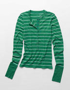 AE Long-Sleeve Henley T-Shirt
