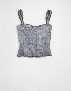 AE Smocked Button-Up Cami