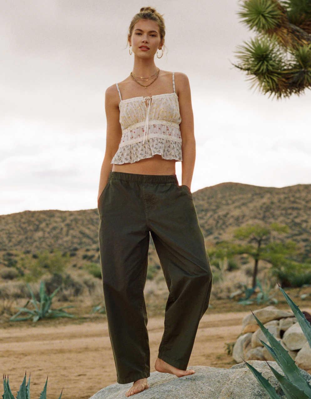 AE Low-Rise Pull-On Barrel Pant