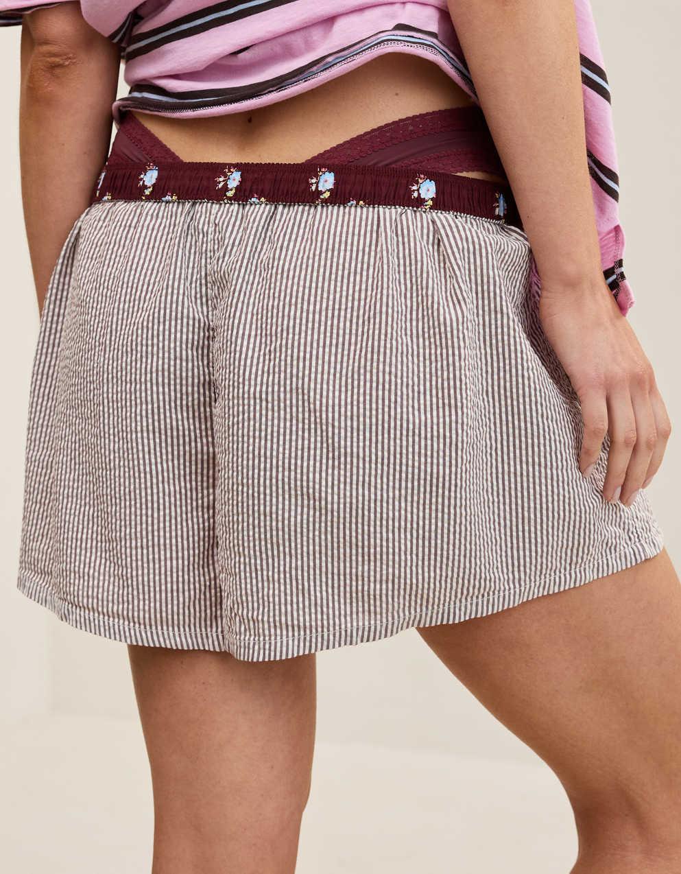 Aerie Around Town 시어서커 박서 팬츠 - OVERSLEPT