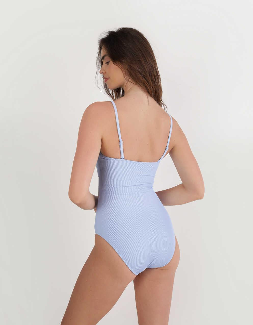 Aerie 리브드 랩 타이 원피스