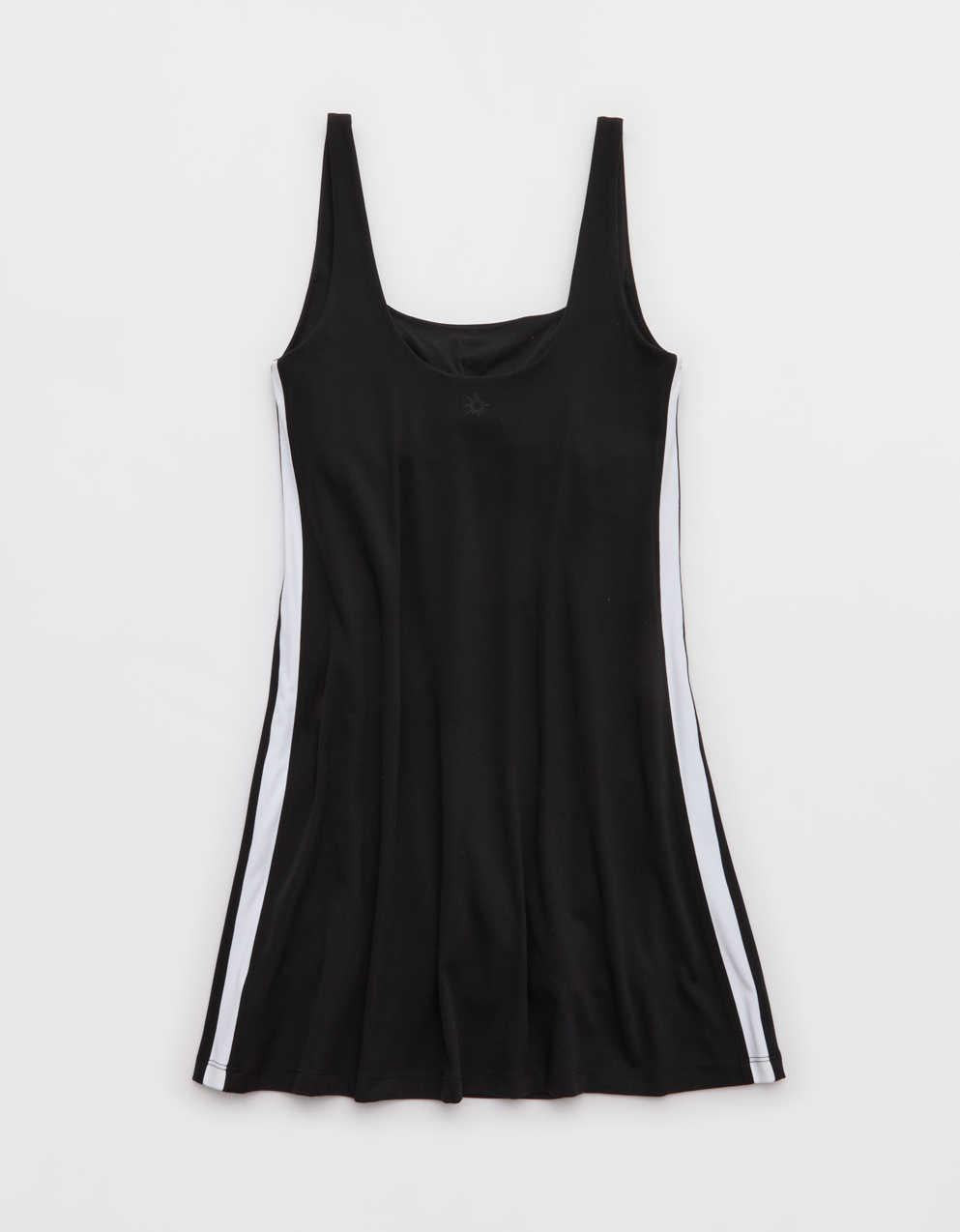 OFFLINE By Aerie Real Me XTRA Square Neck Track Mini Dress