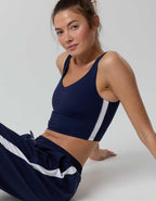 OFFLINE By Aerie Real Me Track Low Key Longline Sports Bra