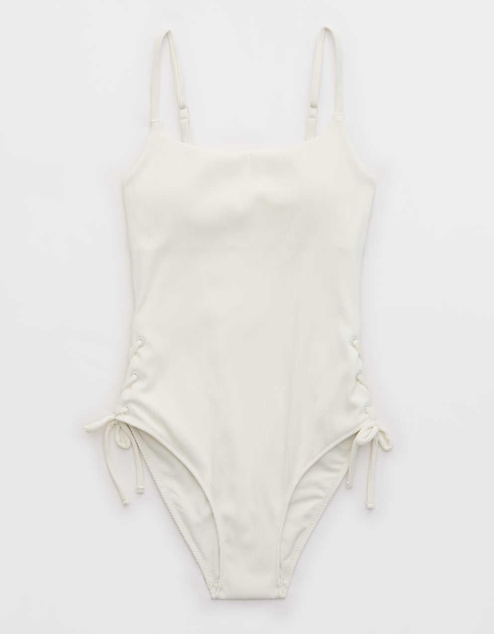 Aerie 립 스쿱 원피스 수영복