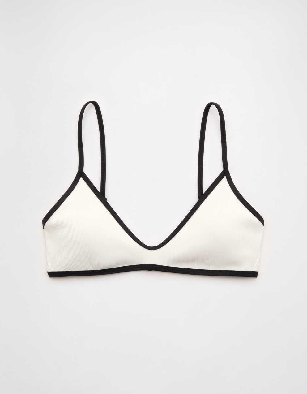 Aerie 스키니 스트랩 보브 립 비키니 탑