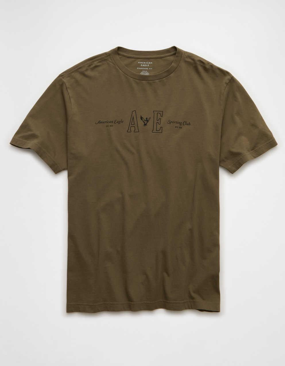 AE Standard Fit Logo Graphic T-Shirt