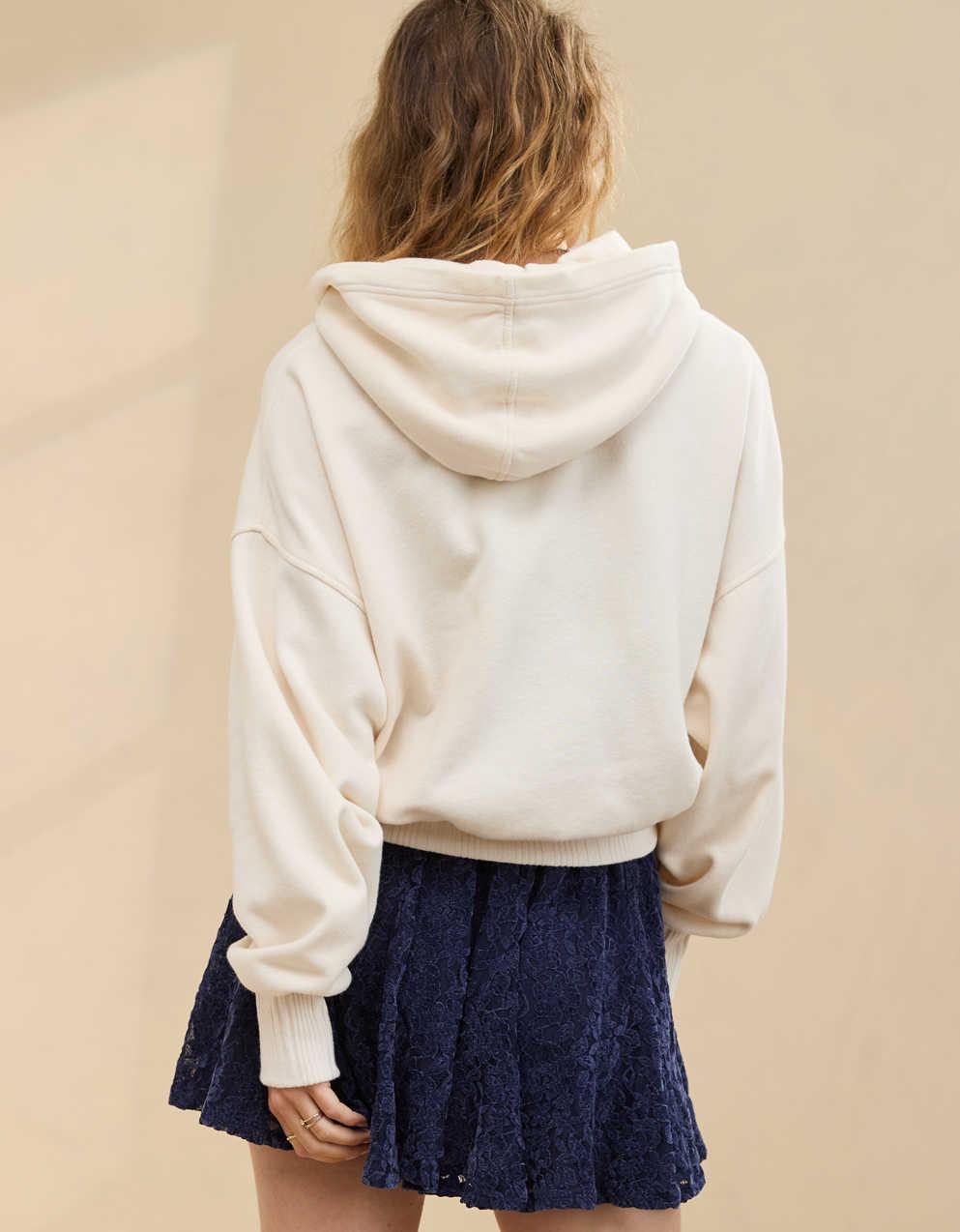 Aerie 크롭 후디