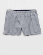 Aerie Around Town 시어서커 박서 팬츠 - OVERSLEPT