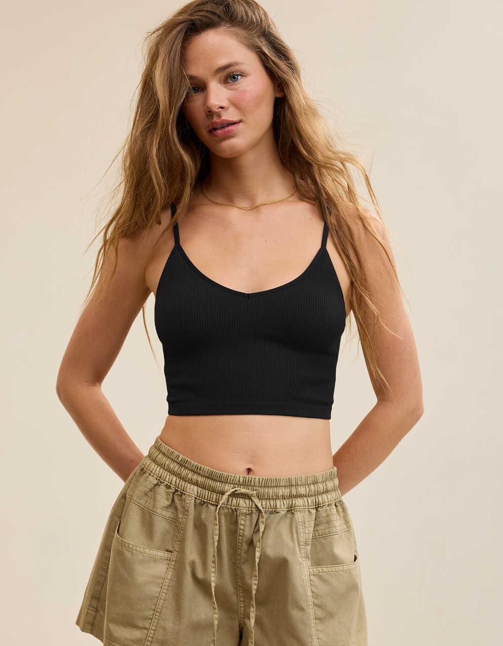 Superchill Seamless Rib Padded Bra Top