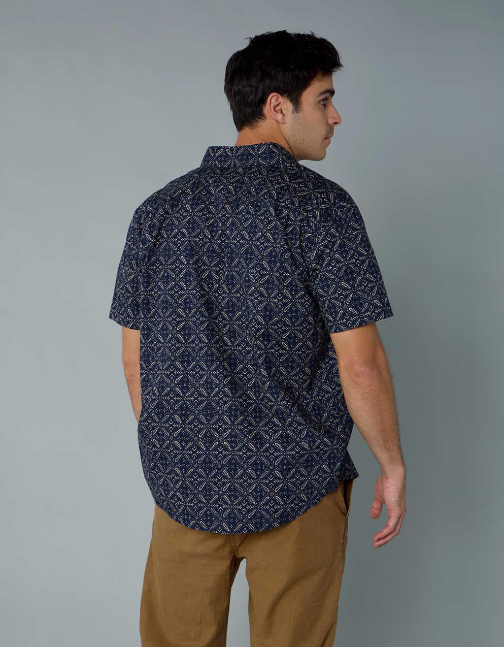AE Poolside Printed Button-Up Shirt
