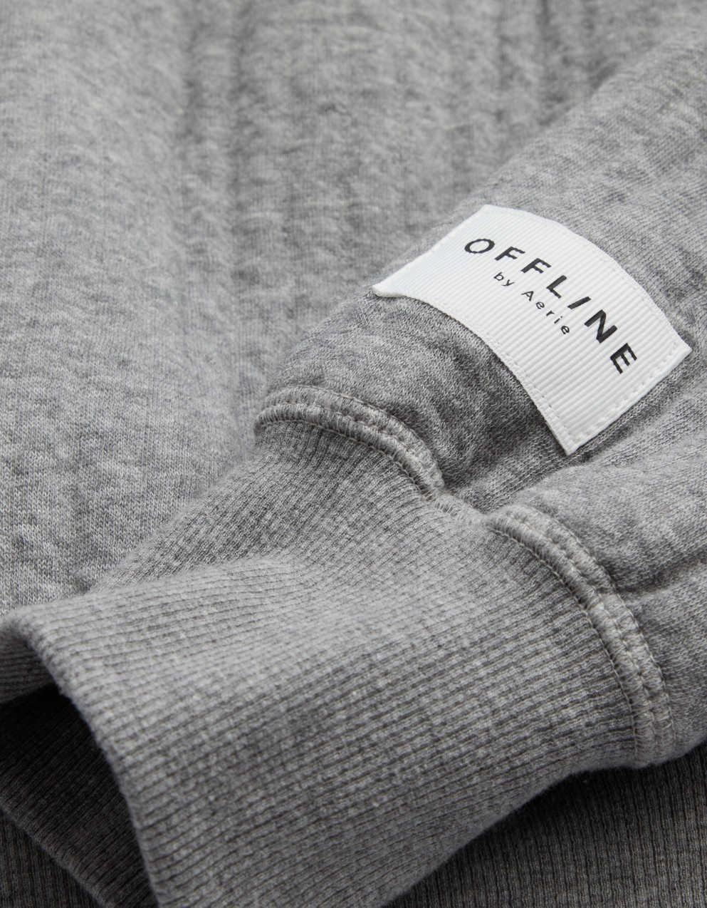 Offline 바이 Aerie 커피 런 크루넥