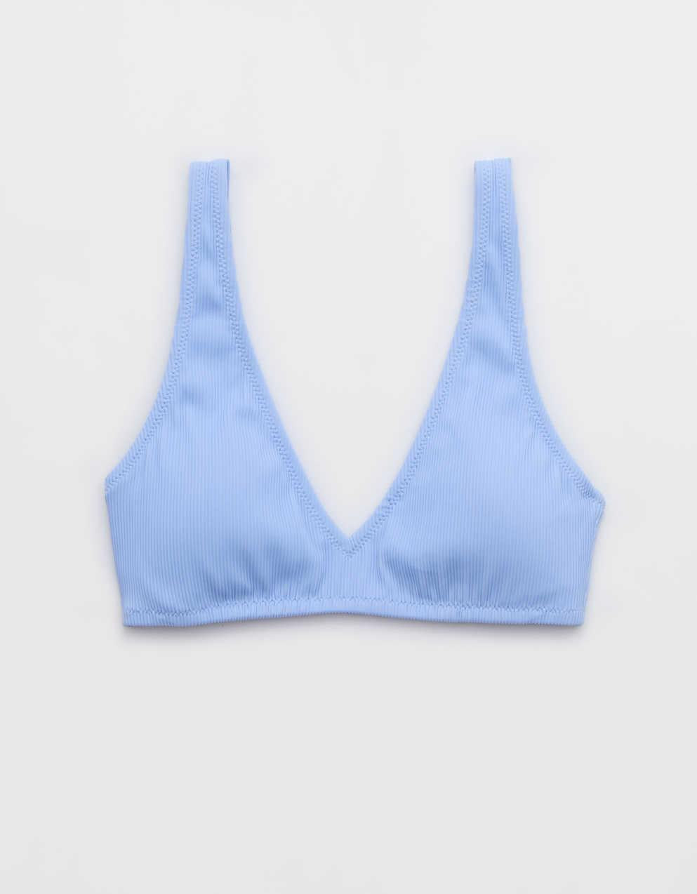 Aerie 와이드 스트랩 부프 비키니 탑