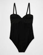 Aerie 러쉬 컷 아웃 반도 풀 커버 원피스 수영복