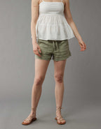 AE Dreamy Drape 리넨 블렌드 카펜터 쇼트