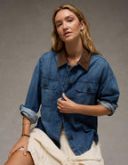 AE Lightweight Denim Shacket