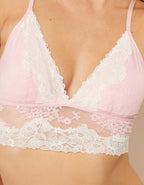 Show Off Midnight Romance Lace Padded Triangle Bralette