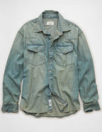 AE Relaxed Denim Western Shirt