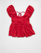 AE Sunchaser Babydoll Ruffle Tee
