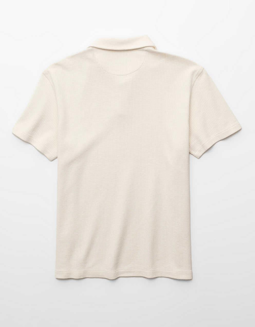 AE Standard Fit Johnny Collar Knit Polo Shirt