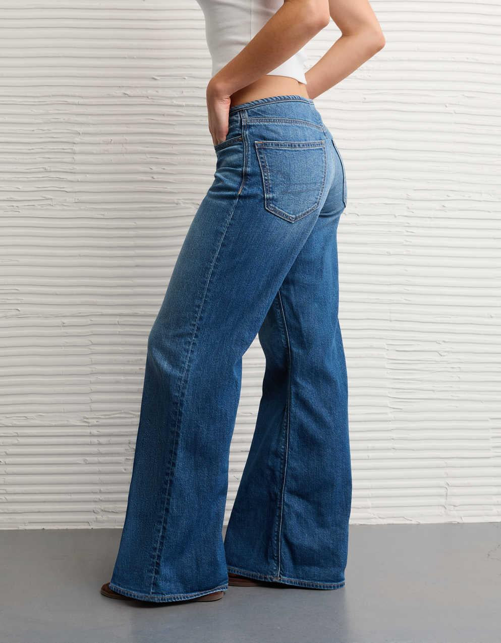 AE Super Low-Rise Baggy Flare Jean