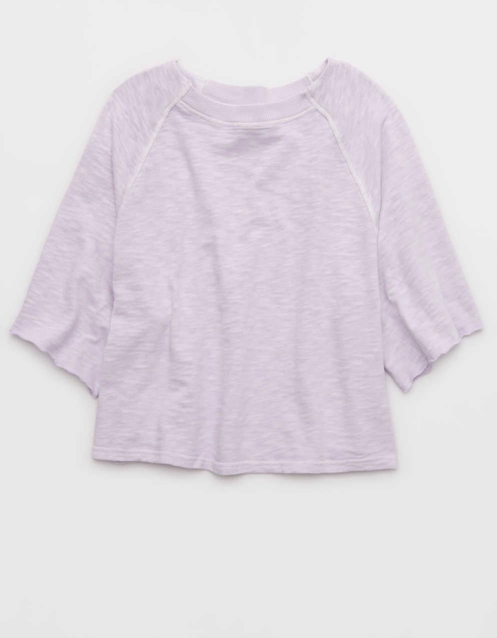 Aerie 잇츠 캐주얼 니트 슬러브 티셔츠