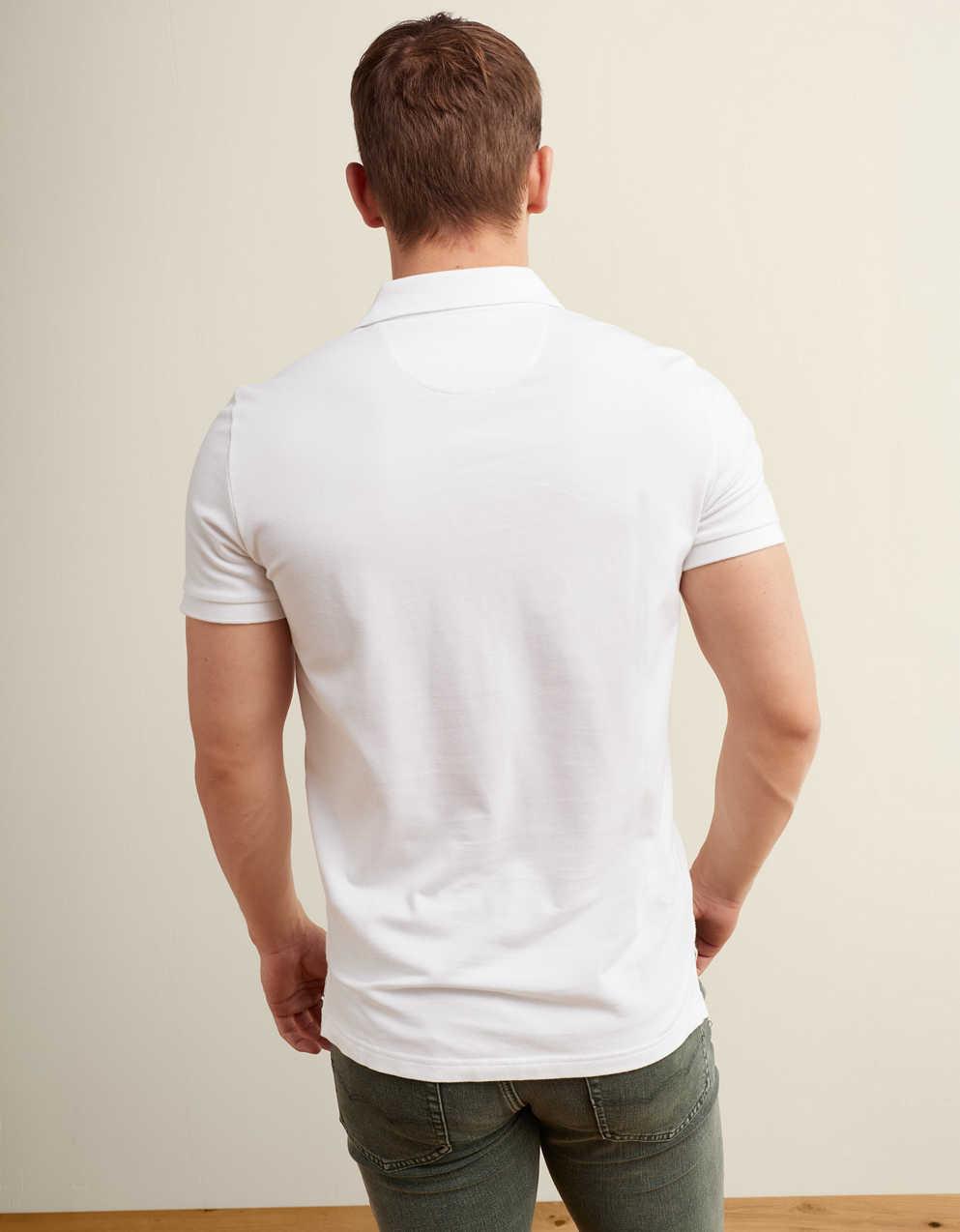 AE Slim Fit Flex Pique Polo Shirt