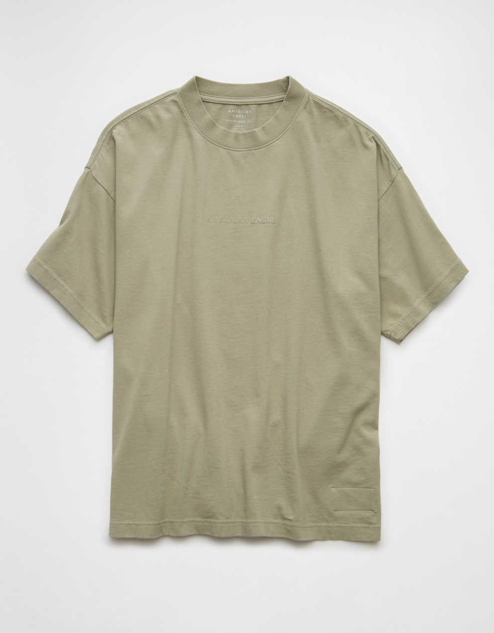 AE Laidback Luxe Heavyweight Oversized Logo Graphic T-Shirt