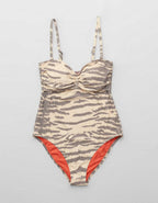 Aerie 러쉬 컷 아웃 반도 풀 커버 원피스 수영복