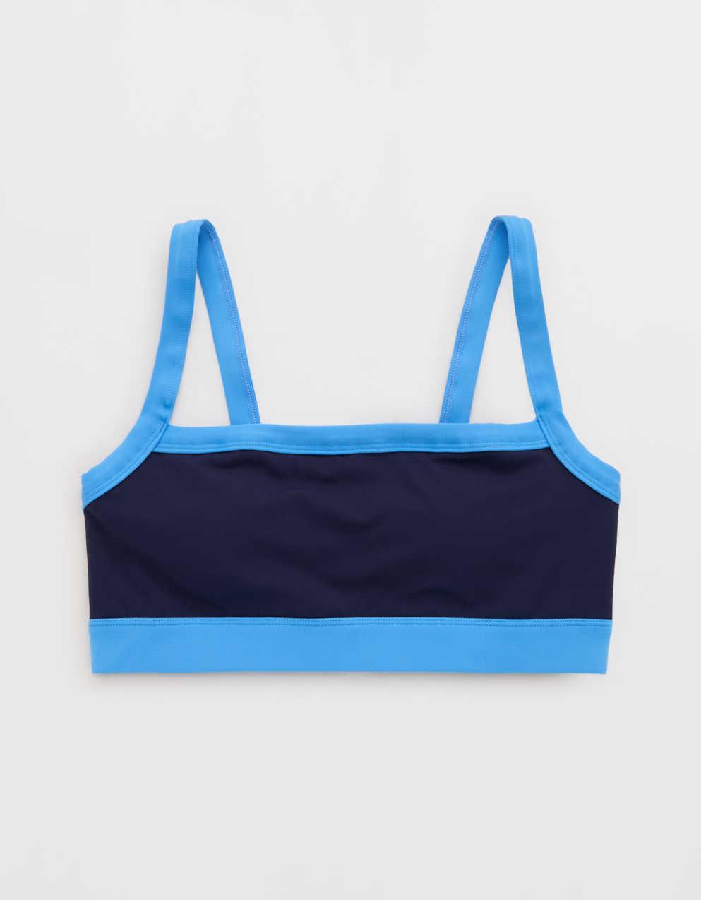 Offline 바이 Aerie Real Me 엑스트라 컬러블록 스포츠 브라